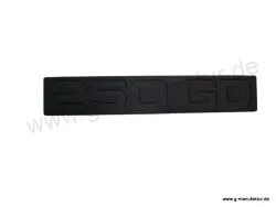 Typenzeichen 250 GD schwarz