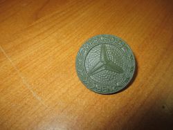 Firmenzeichen Mercedes  Motorhaube bronzegrün Wolf neu  460/461(463)