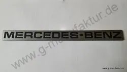 Firmenzeichen Mercedes Benz in Silber zu aufkleben